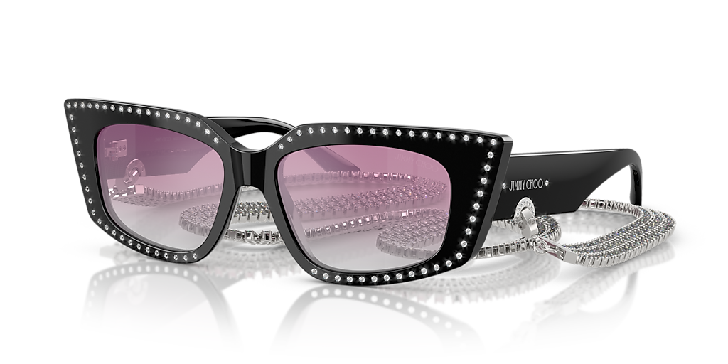 Jimmy Choo JC5033B XS (52 - 16) with Pink lenses and Black frame