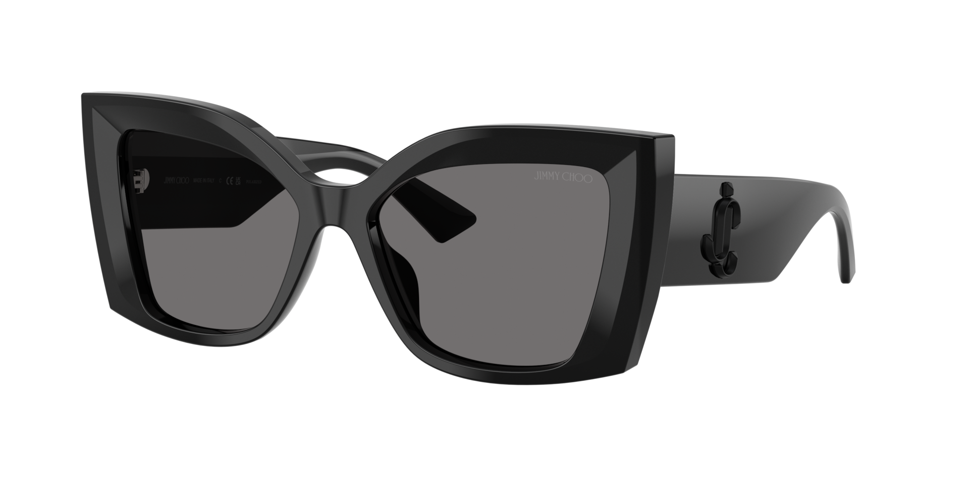 Jimmy Choo Woman Sunglass JC5074U -  Frame color: Black, Lens color: Polarized Dark Grey