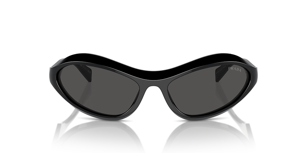 Prada PR A20S M (61 - 17) with Grey lenses and Black frame