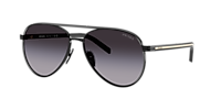 Prada PR B57S M (59 - 15) with Grey lenses and Black frame  display picture 3
