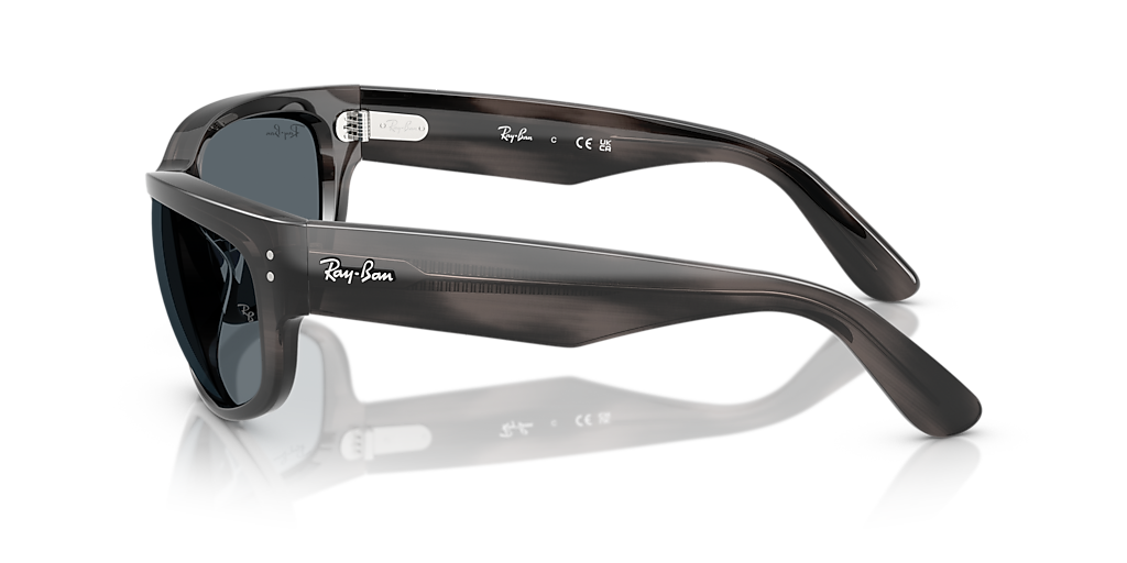 Ray-Ban Mega Balorama XL (63 - 19) with Blue lenses and Grey frame