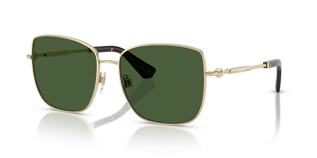 Burberry BE3158 XXL (58 - 16) with Green lenses and Gold frame
