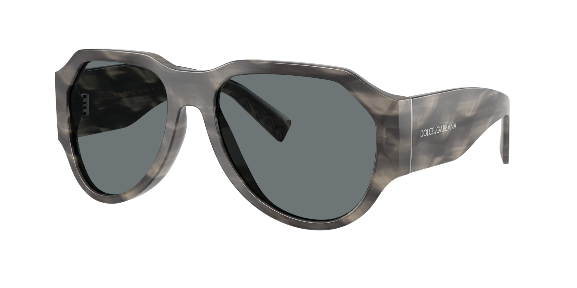 DolceGabbana Homme Sunglass DG4504 - Couleur du Monture Ray Gris Couleur de Lentille Bleu fonc 184 €