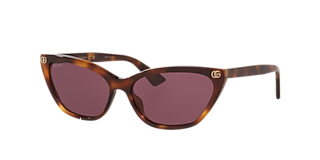 Gucci GG1593S L (56 - 18) with Pink lenses and Gold frame
