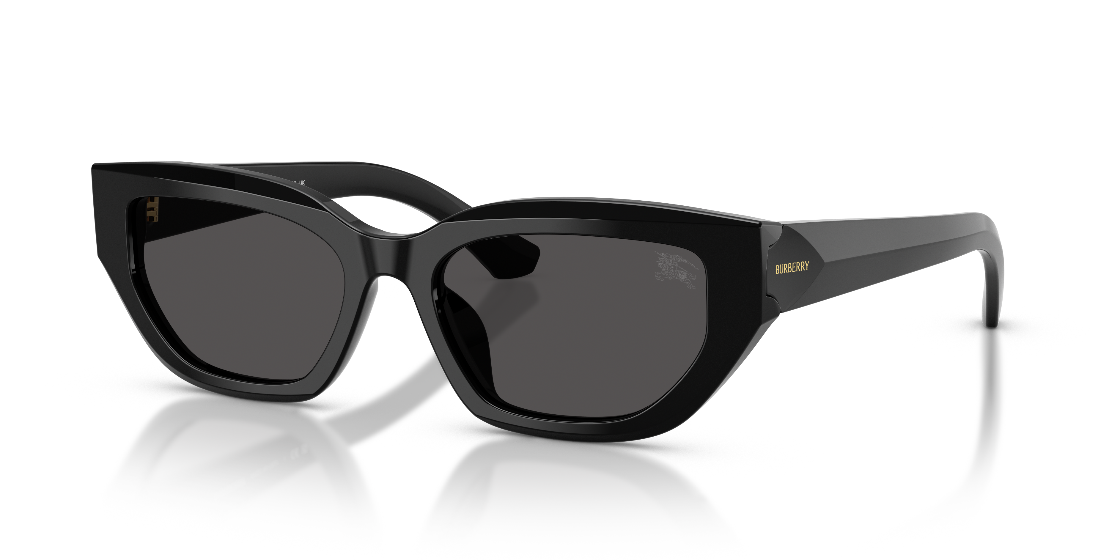 Burberry BE4463D M (54 - 18) with Grey lenses and Black frame