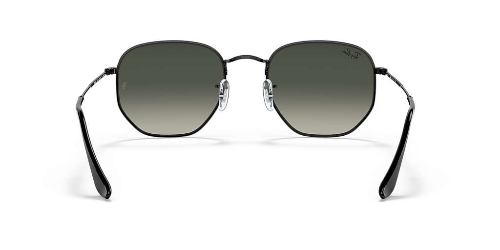 Ray-Ban Hexagonal M (51 - 21) with Grey lenses and Black frame