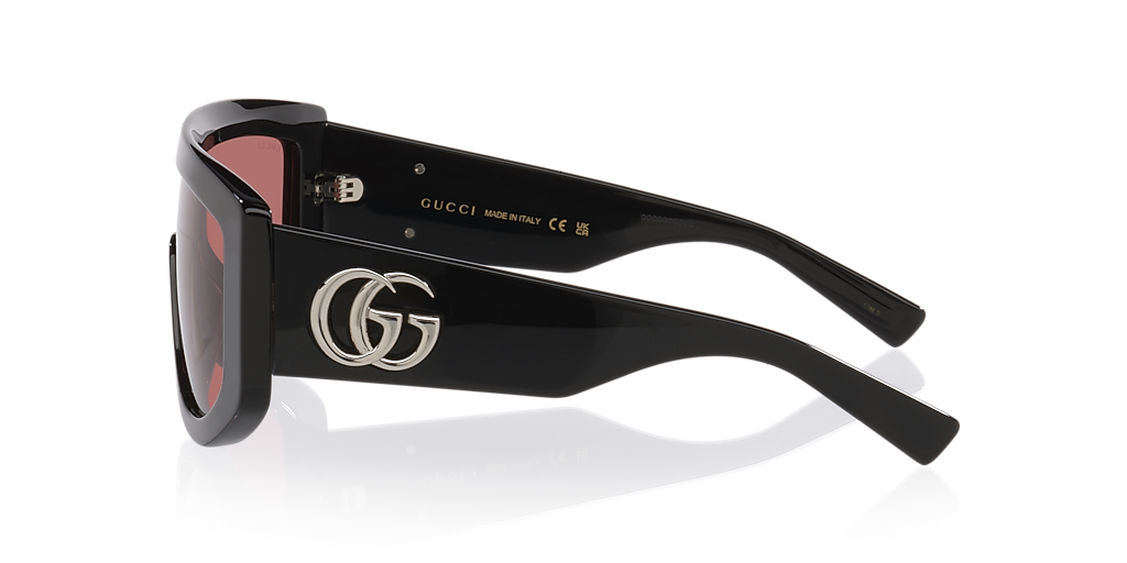 Gucci GG1950S M (32 - 132) with Red lenses and Black frame