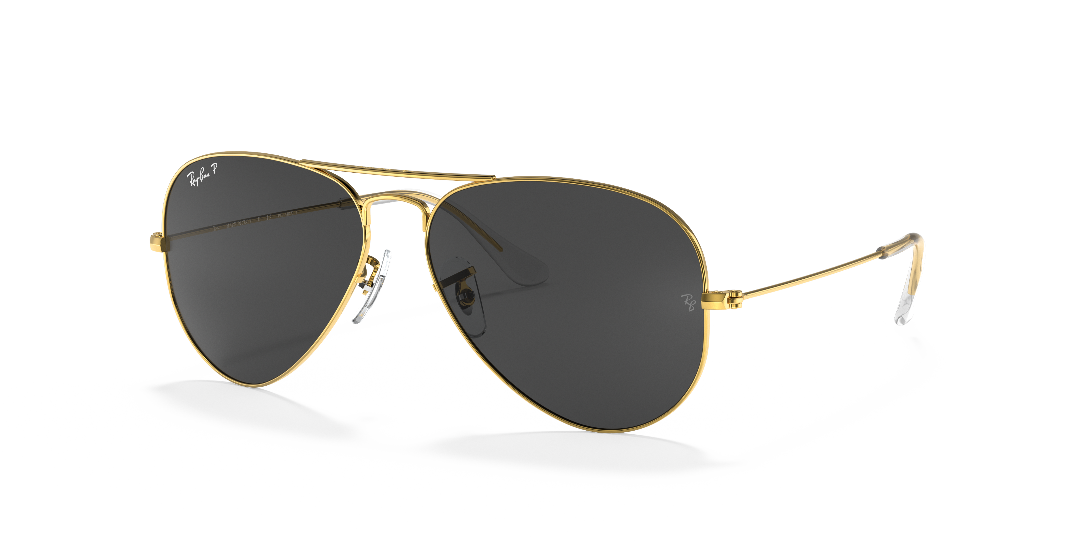 Ray-Ban Aviator Classic XXL (62 - 14) with Black lenses and Gold