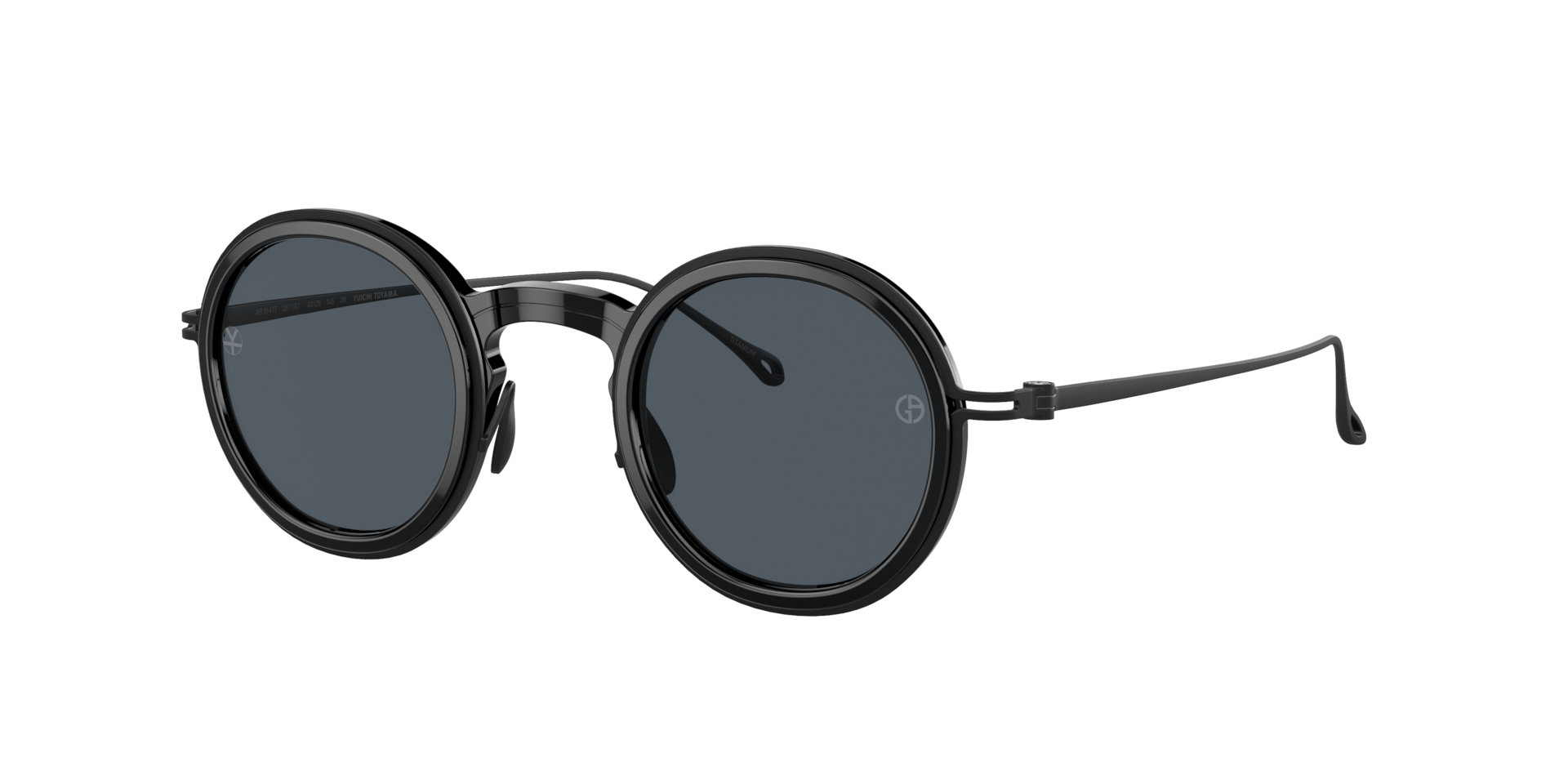 Giorgio Armani Man Sunglass AR6147T -  Frame color: Shiny Black, Lens color: Dark Grey