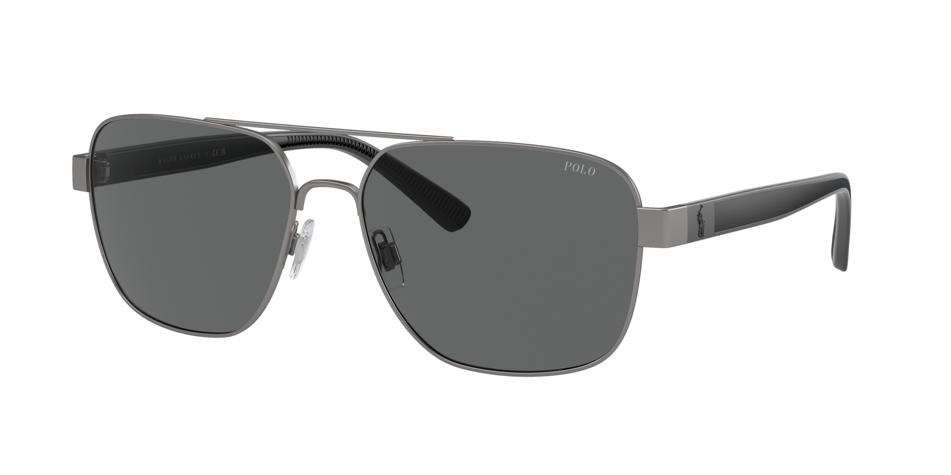 Polo Ralph Lauren Man Sunglass PH3154 -  Frame color: Matte Gunmetal, Lens color: Dark Grey