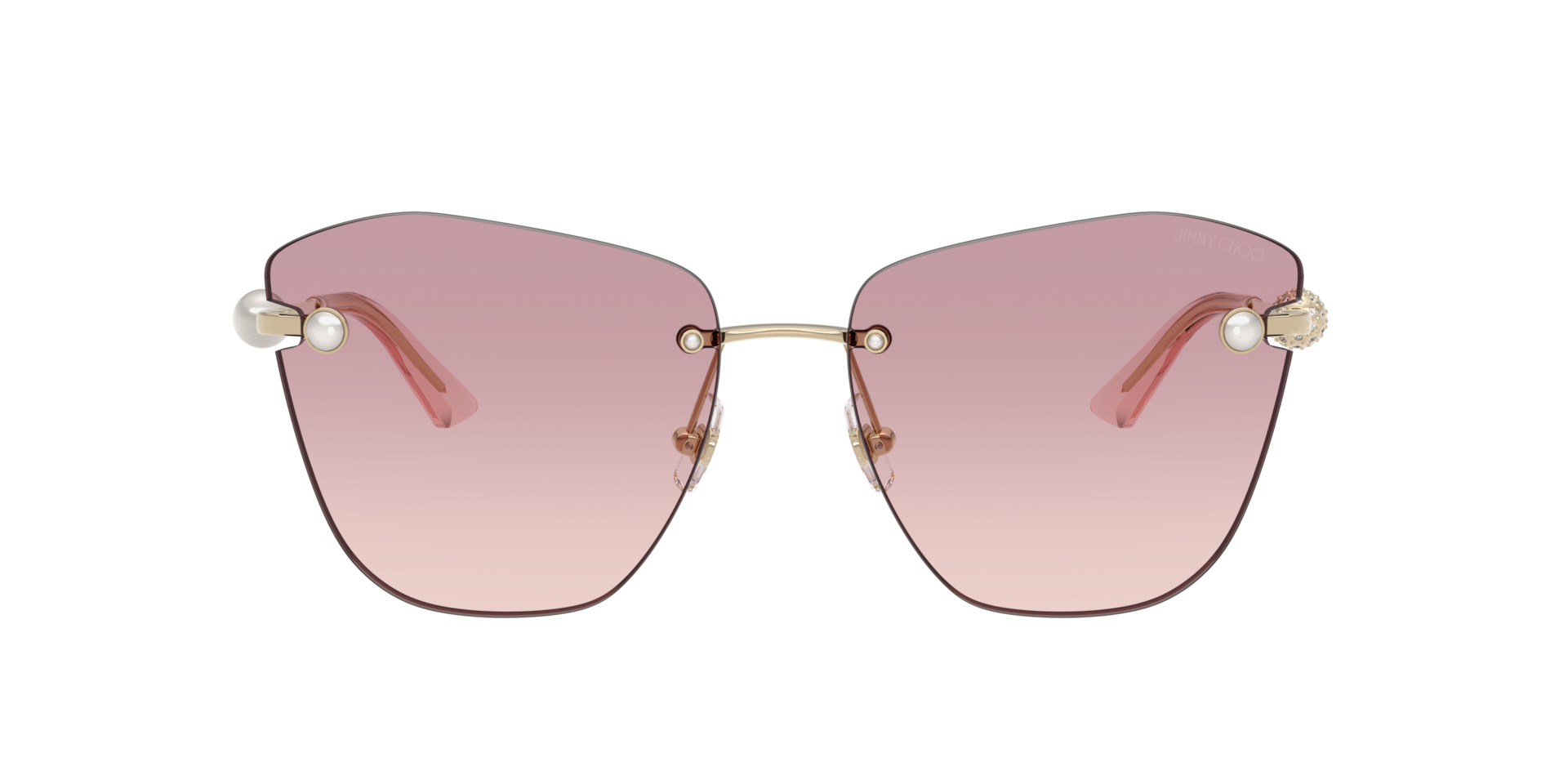 Jimmy Choo Sunglasses + Jewelry Gift Set L (59 - 16) with Brown