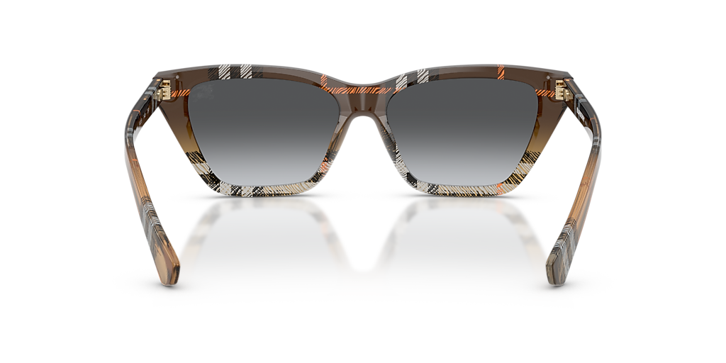 Burberry BE4468 L (54 - 15) with Grey lenses and Brown frame