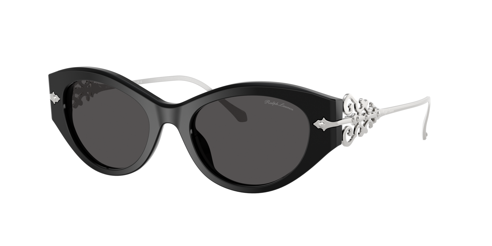 Ralph Lauren Femme Sunglass RL8227U - Couleur du Monture: Noir, Couleur de Lentille: Gris foncé