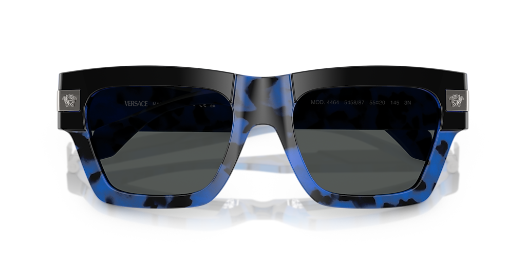 Versace VE4464 XXL (55 - 20) with Grey lenses and Blue frame
