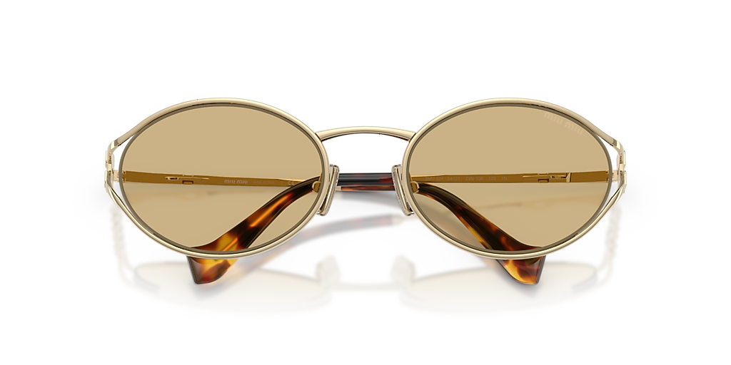 Miu Miu MU 52YS L (54 - 21) with Yellow lenses and Gold frame