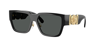 Versace Biggie M (53 - 18) with Grey lenses and Black frame
