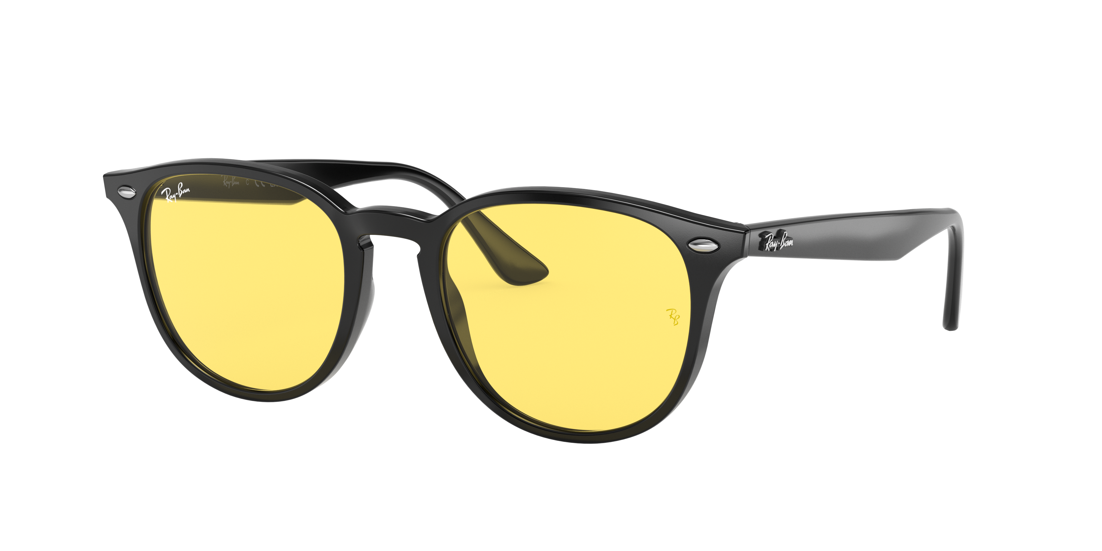 Ray-Ban RB4259 L (53 - 20) with Yellow lenses and Black frame