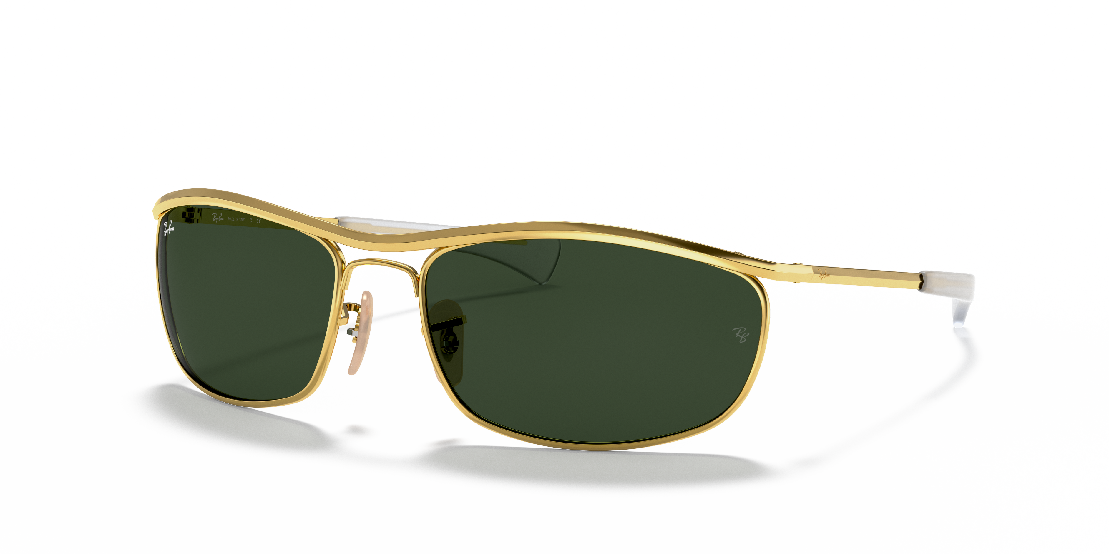 Ray-Ban Olympian I Deluxe L (62 - 18) with Green lenses and Gold