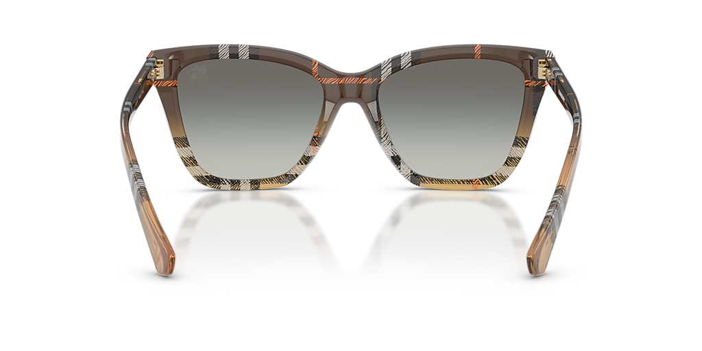 Burberry BE4470 M (54 - 18) with Grey lenses and Brown frame