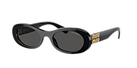Miu Miu MU 06ZS S (50 - 20) with Grey lenses and Black frame