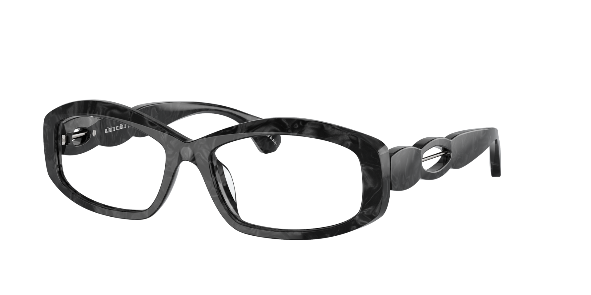 Alain Mikli Woman Sunglass A05502 -  Frame color: Noir Nacree, Lens color: Photo Clear To Grey Quarz