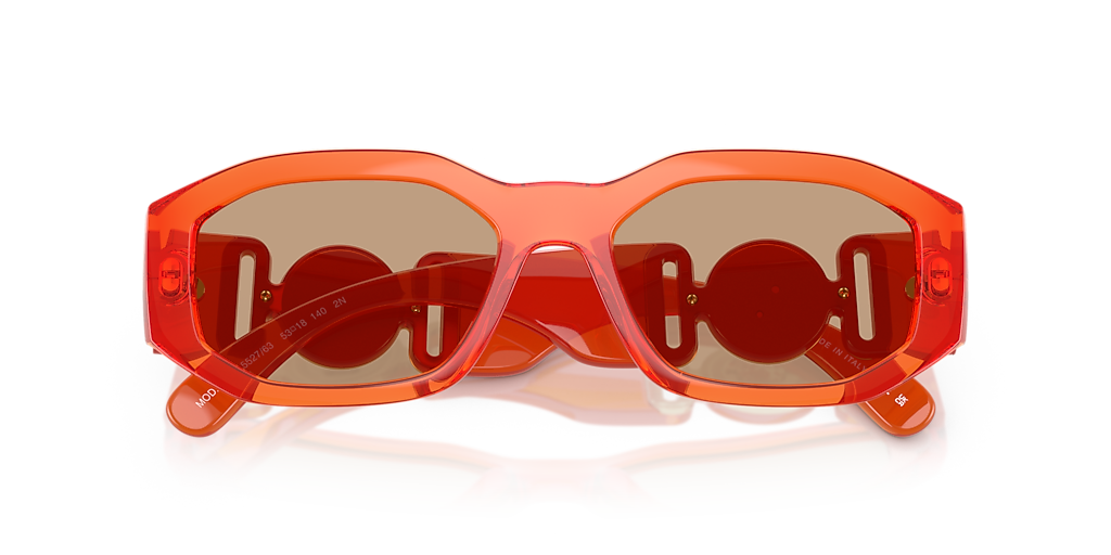 Versace VE4361 M (53 - 18) with Brown lenses and Orange frame