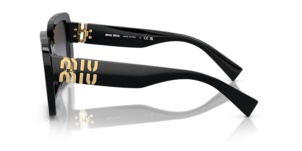 Miu Miu MU 10YS M (56 - 17) with Grey lenses and Black frame
