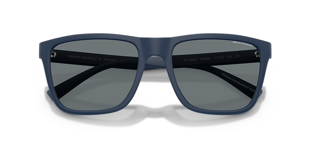 Armani Exchange AX4080S L (57 - 19) with Blue lenses and Blue
