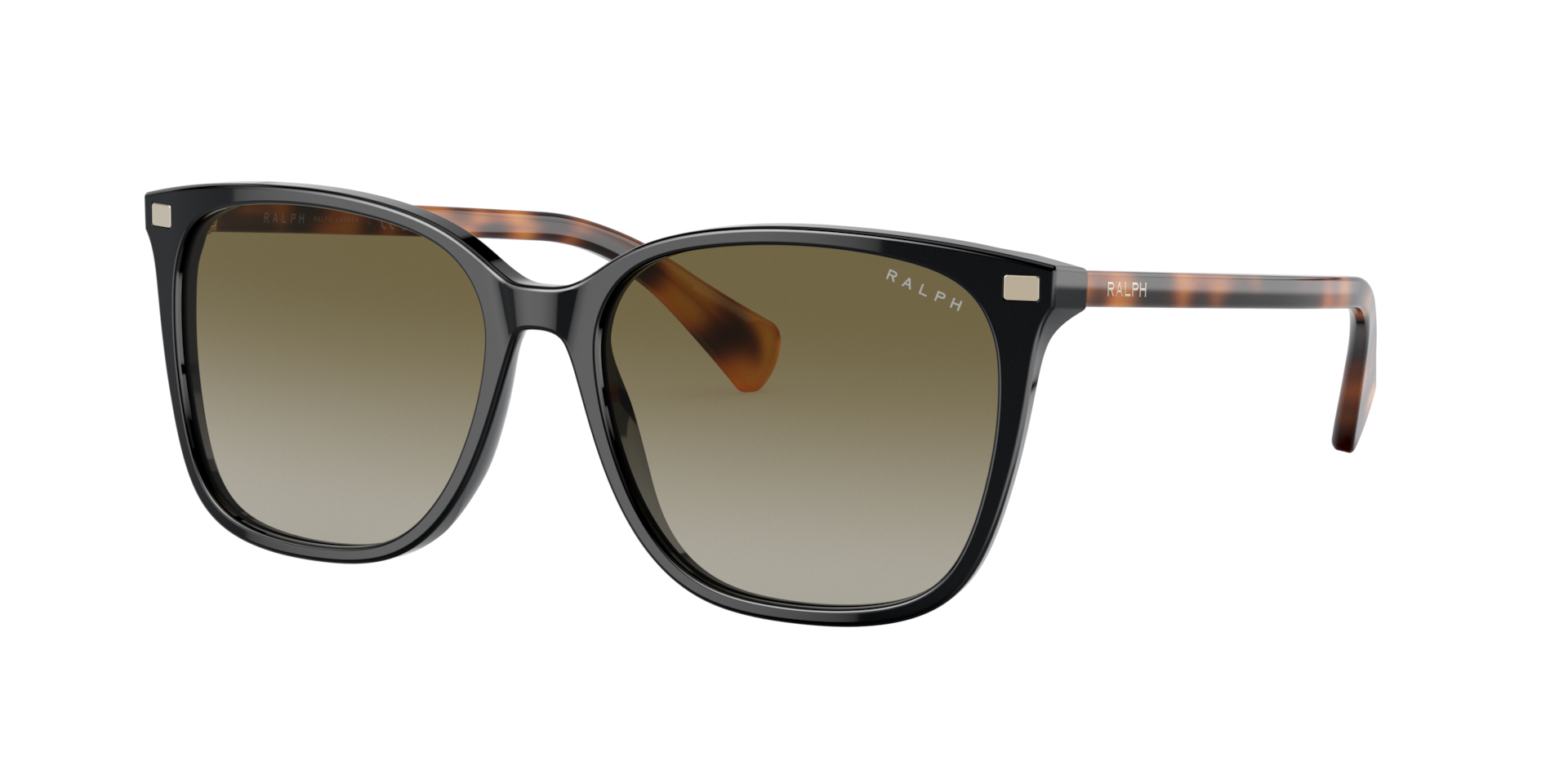 Ralph Lauren Women's Green Woman Ra5293 Vvcv 60378E Sunglasses Acetate Black Squared Normal Shaded - Image 6