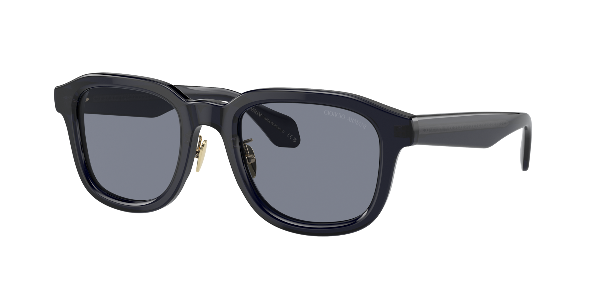 Giorgio Armani Man Sunglass AR8206 -  Frame color: Transparent Blue, Lens color: Blue