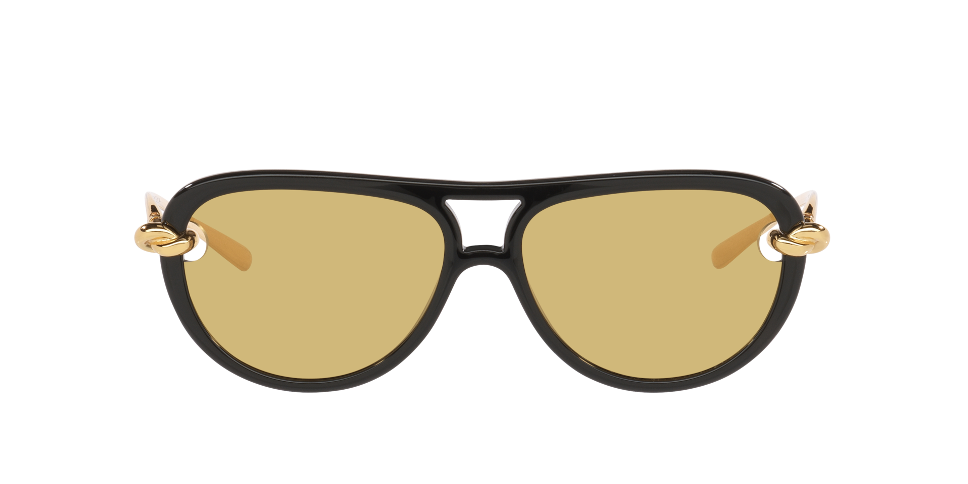 Bottega Veneta BV1418S L (58 - 15) with Yellow lenses and Black