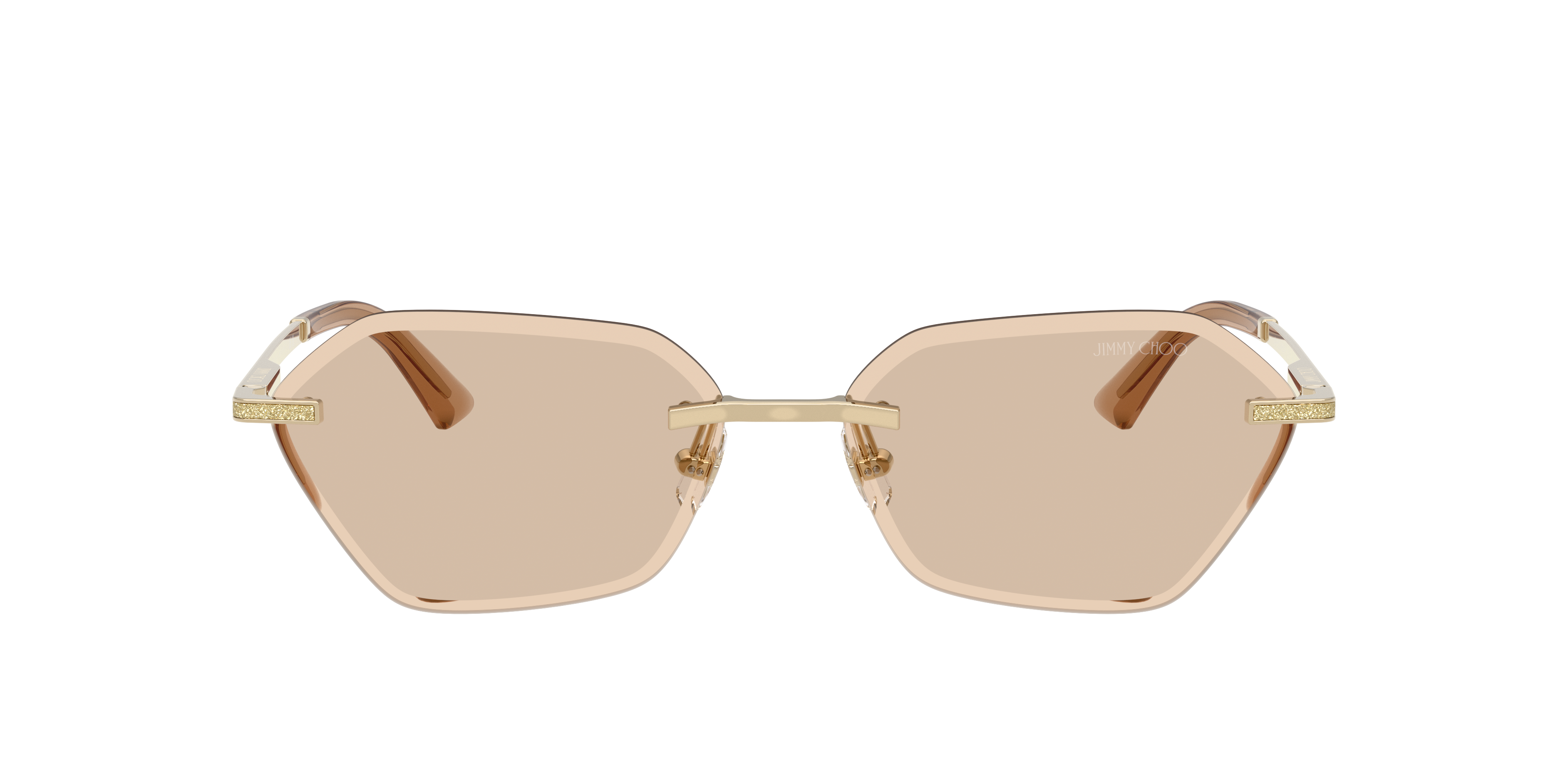 Jimmy Choo JC4022J L (58 - 15) with Brown lenses and Gold frame
