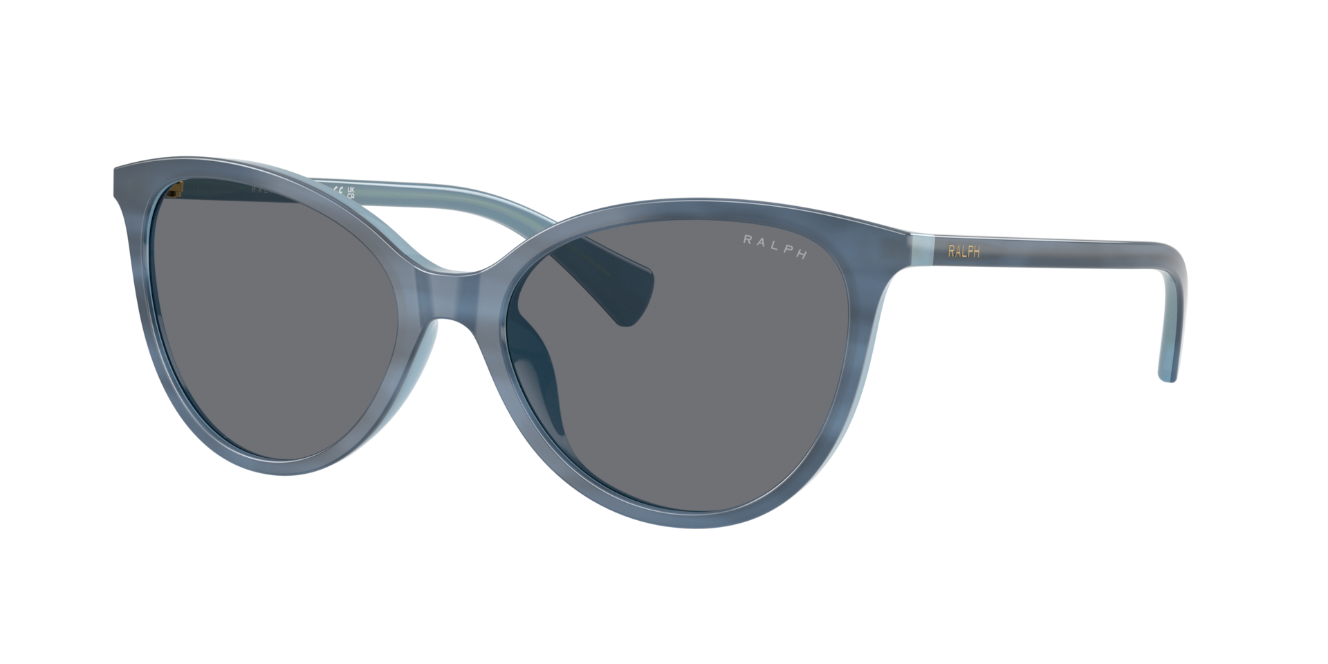 Ralph Woman Sunglass RA5339U Frame color Striped Blue Lens color Grey