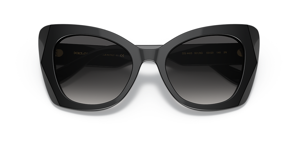 Dolce&Gabbana DG4405 M (53 - 20) with Grey lenses and Black  display picture 2