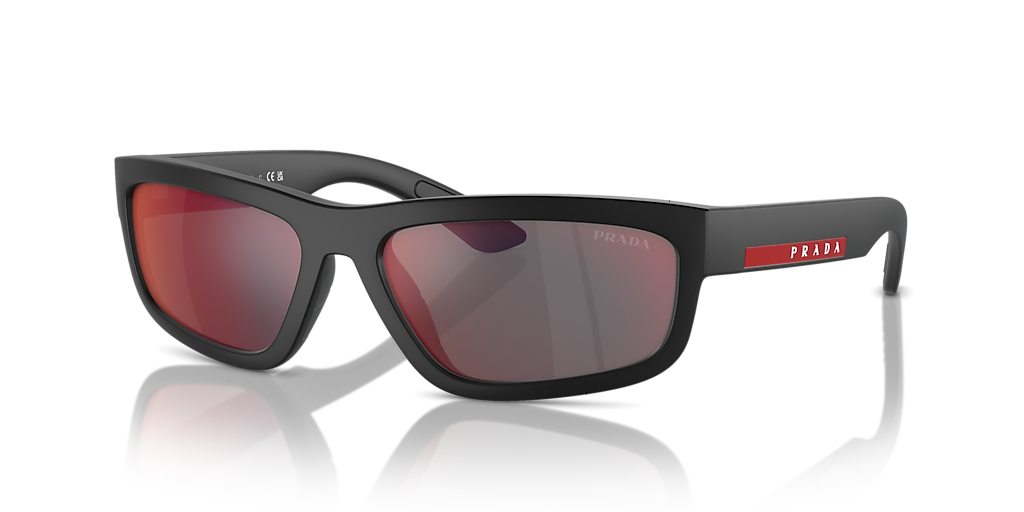 Prada Linea Rossa PS 05ZS XL (59 - 17) with Grey lenses and Black