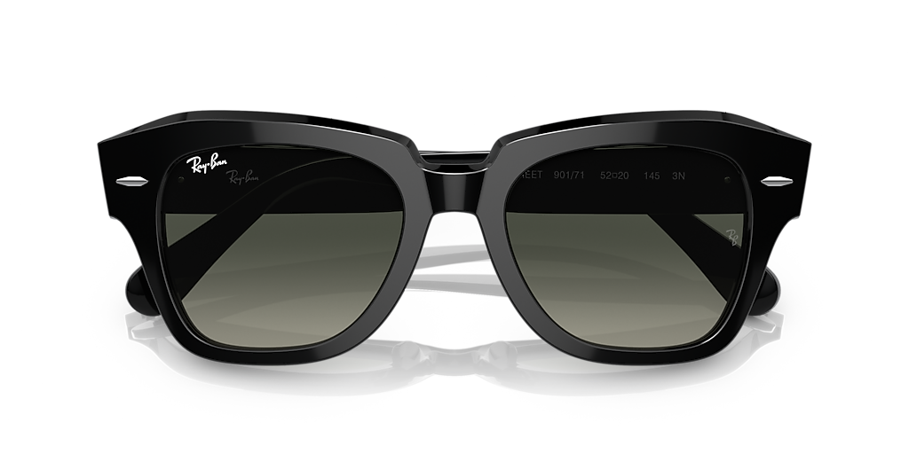 Ray-Ban State Street M (49 - 20) with Grey lenses and Black frame