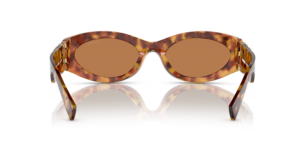 ラオラクルミューミューネッグ Miu Miu MU 11WS XL (54 - 21) with Brown lenses and Tortoise frame