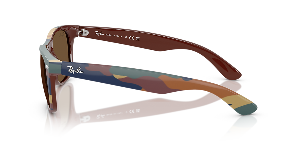 Ray-Ban New Wayfarer Classic M (55 - 18) with Brown lenses and