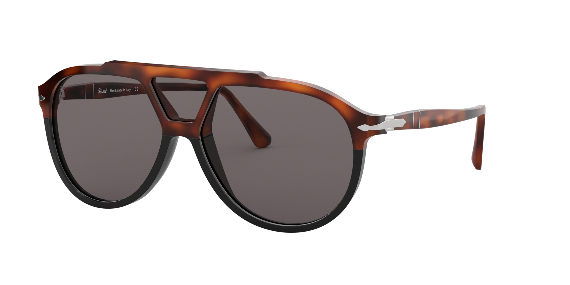 Persol Homme Sunglass PO3217S - Couleur du Monture caille de tortue-Noir Couleur de Lentille Bleu 110 €