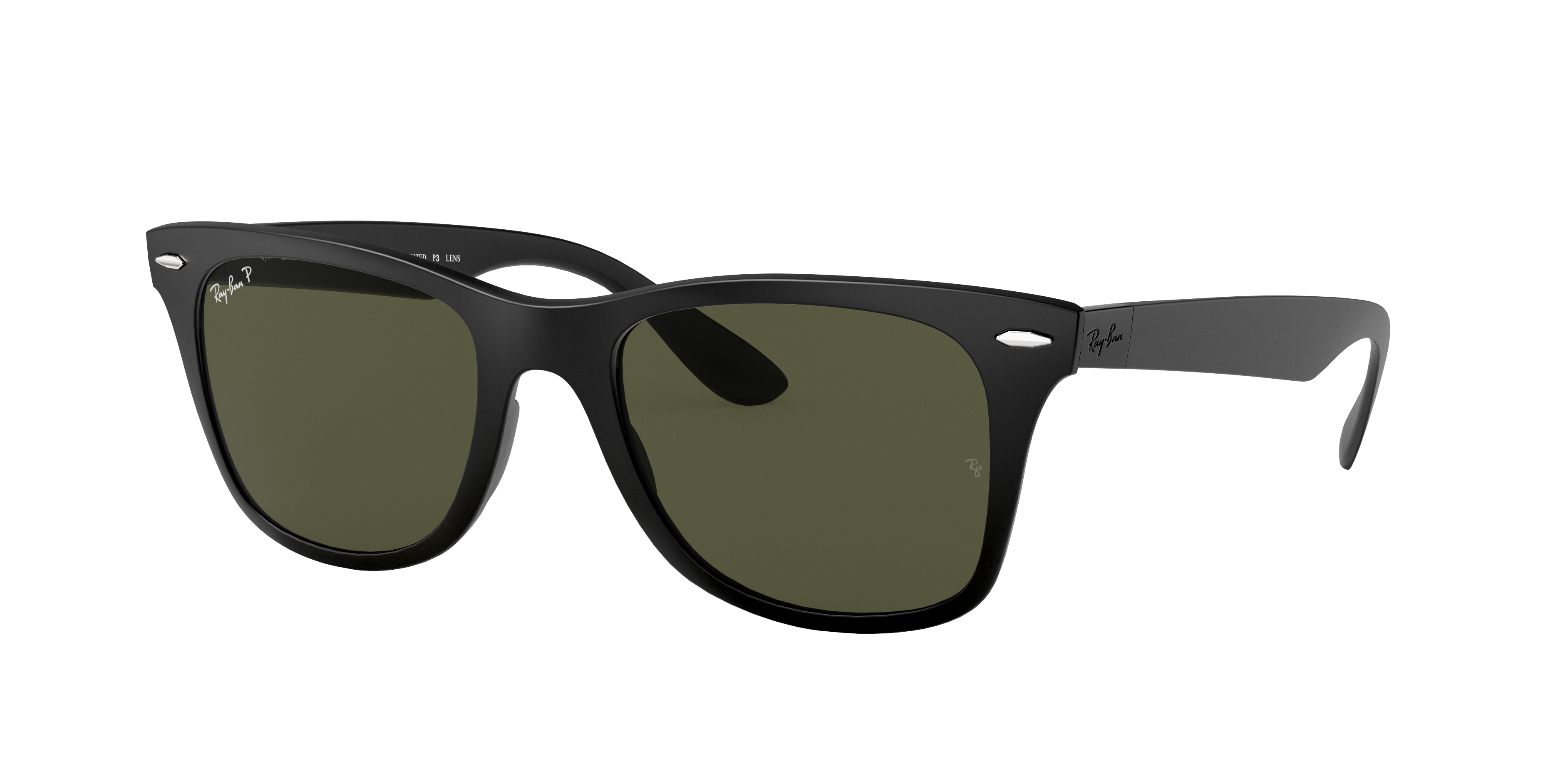 Ray-Ban Wayfarer Liteforce L (52 - 20) with Green lenses and Black