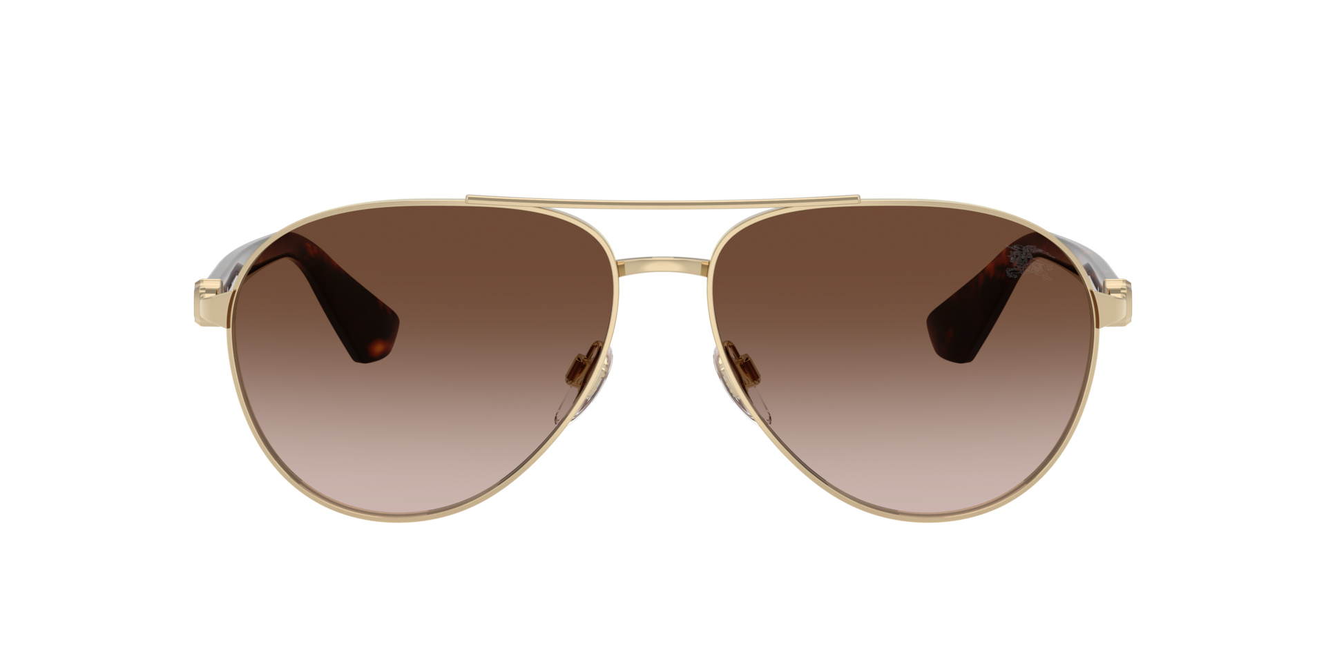 Burberry BE3167 XL (59 - 14) with Brown lenses and Gold frame