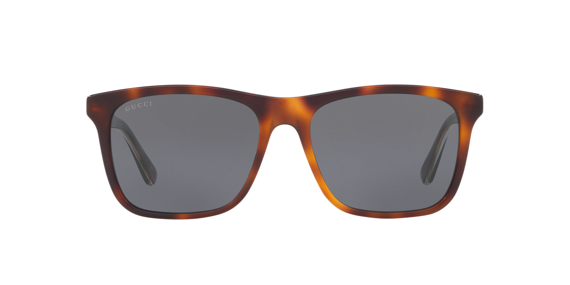 Gucci GG0381SN M (57 - 18) com Lentes Marrom e Armação Marrom