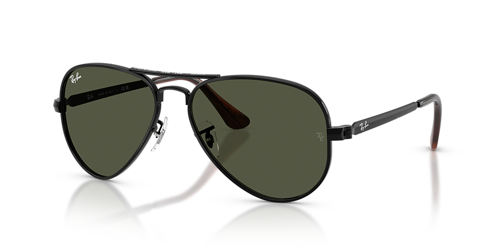 Ray-Ban AVIATOR MAX XXL (62 - 16) with Green lenses and Black