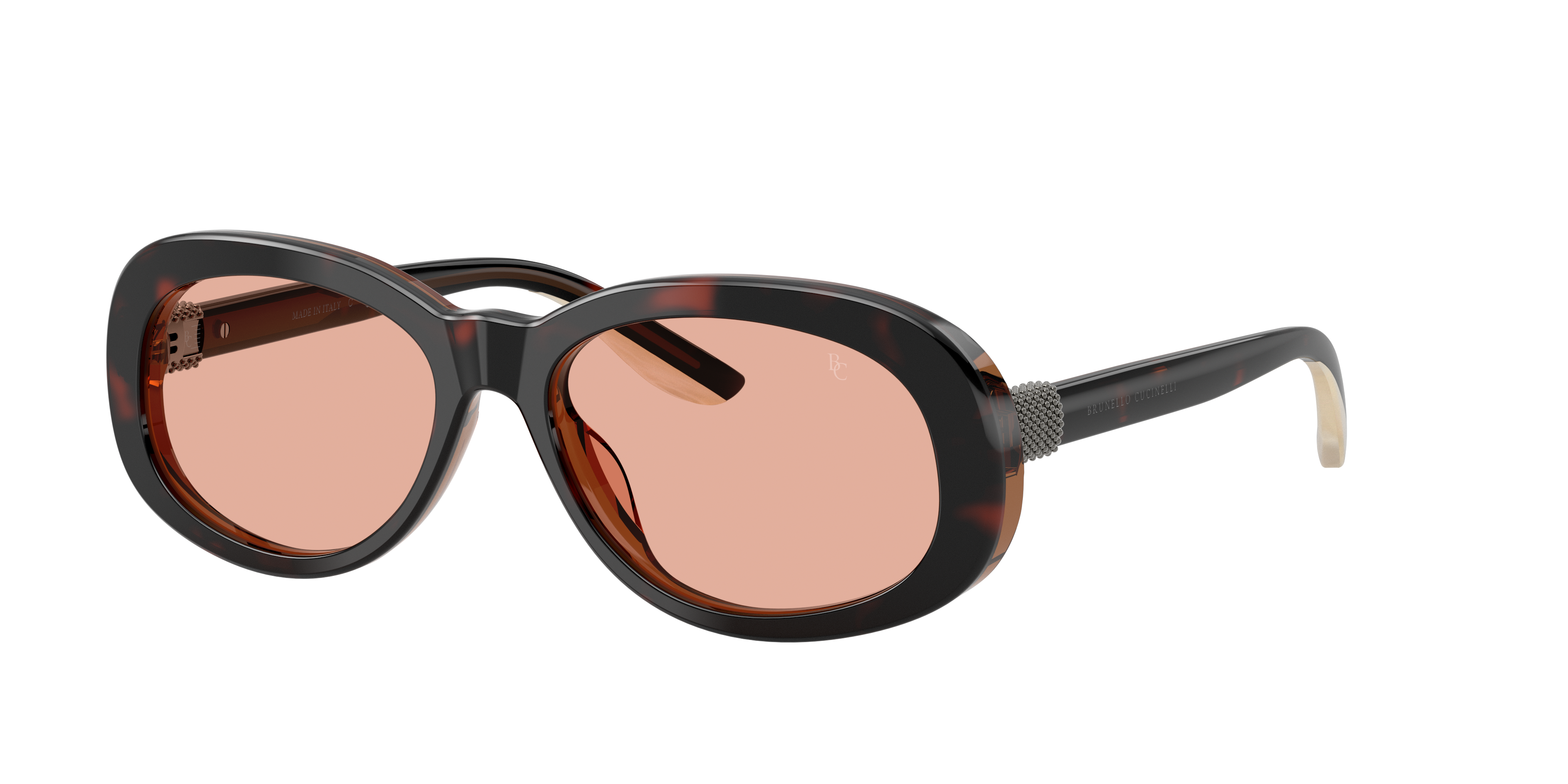 Brunello Cucinelli Woman Sunglass BC4021S CLAIRE -  Frame color: Havana Mogano, Lens color: Castagno