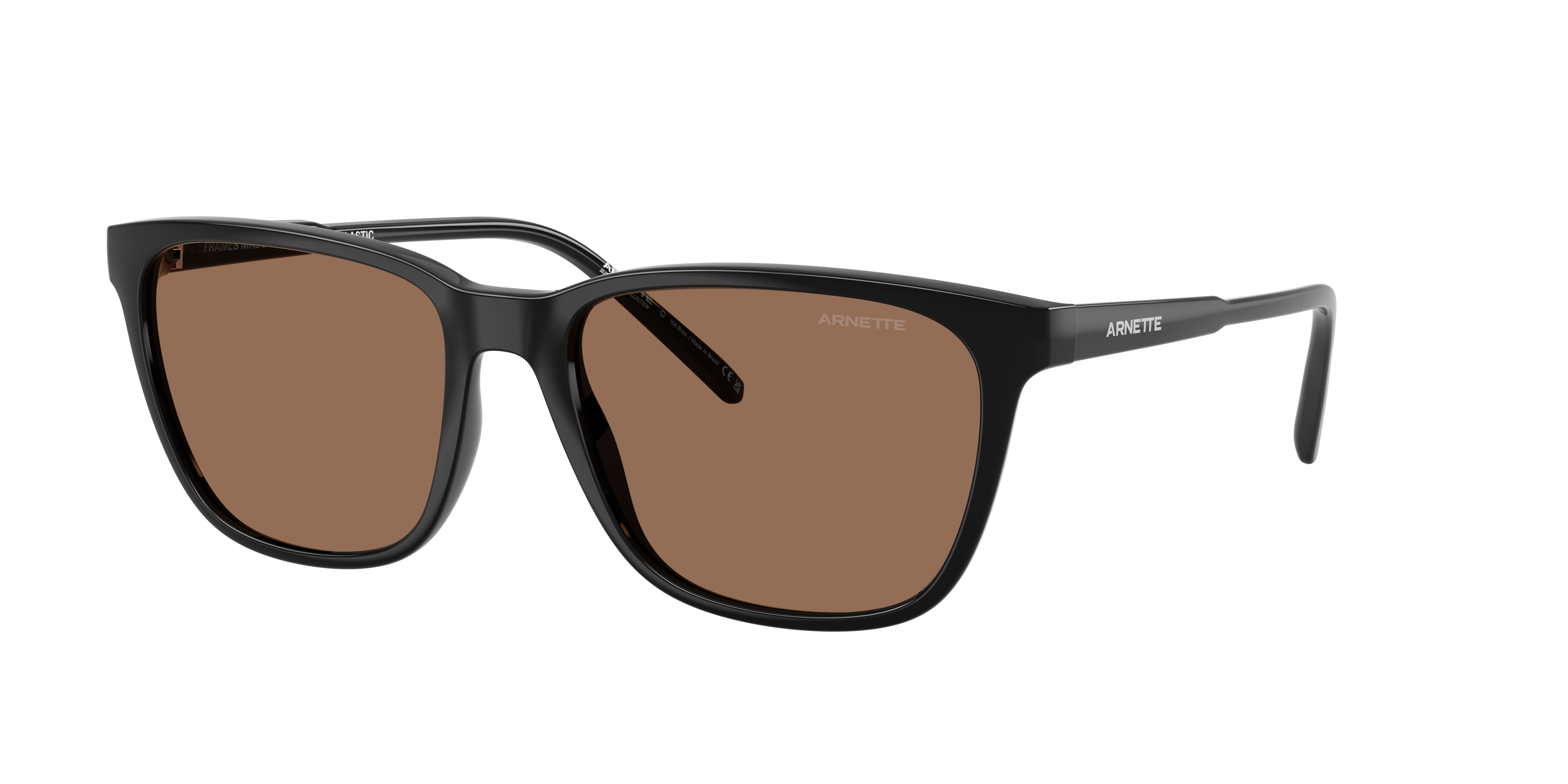 Arnette Man Sunglass Cortex -  Frame color: Black, Lens color: Dark Brown
