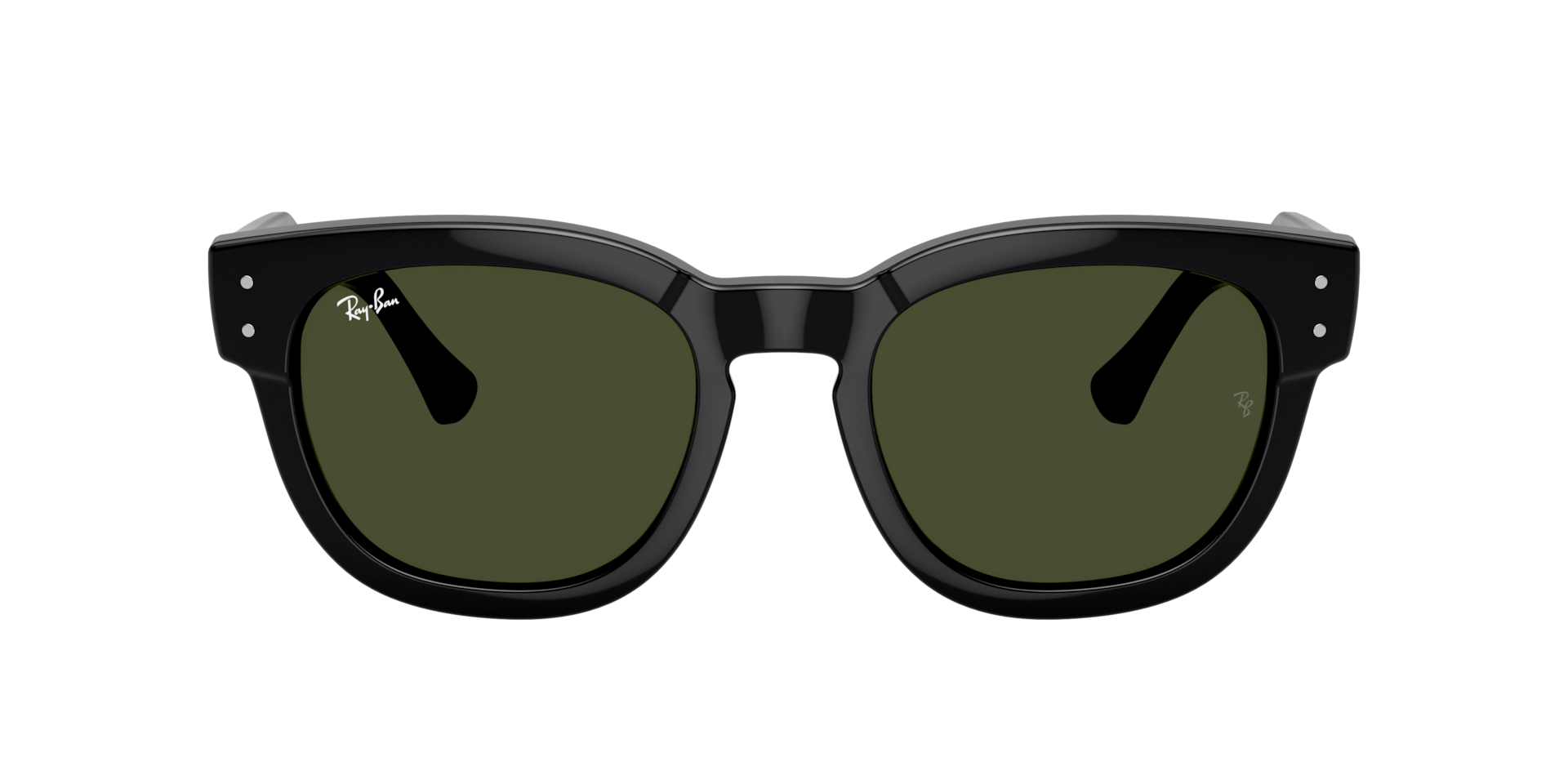 Ray-Ban Mega Hawkeye L (53 - 21) with Green lenses and Black frame