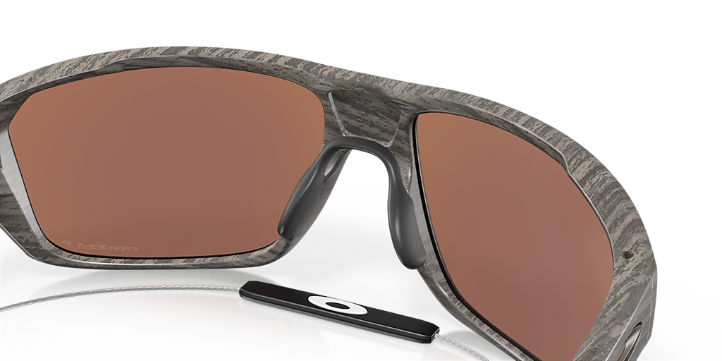 Oakley Split Shot Woodgrain Collection M (64 - 17) with Blue