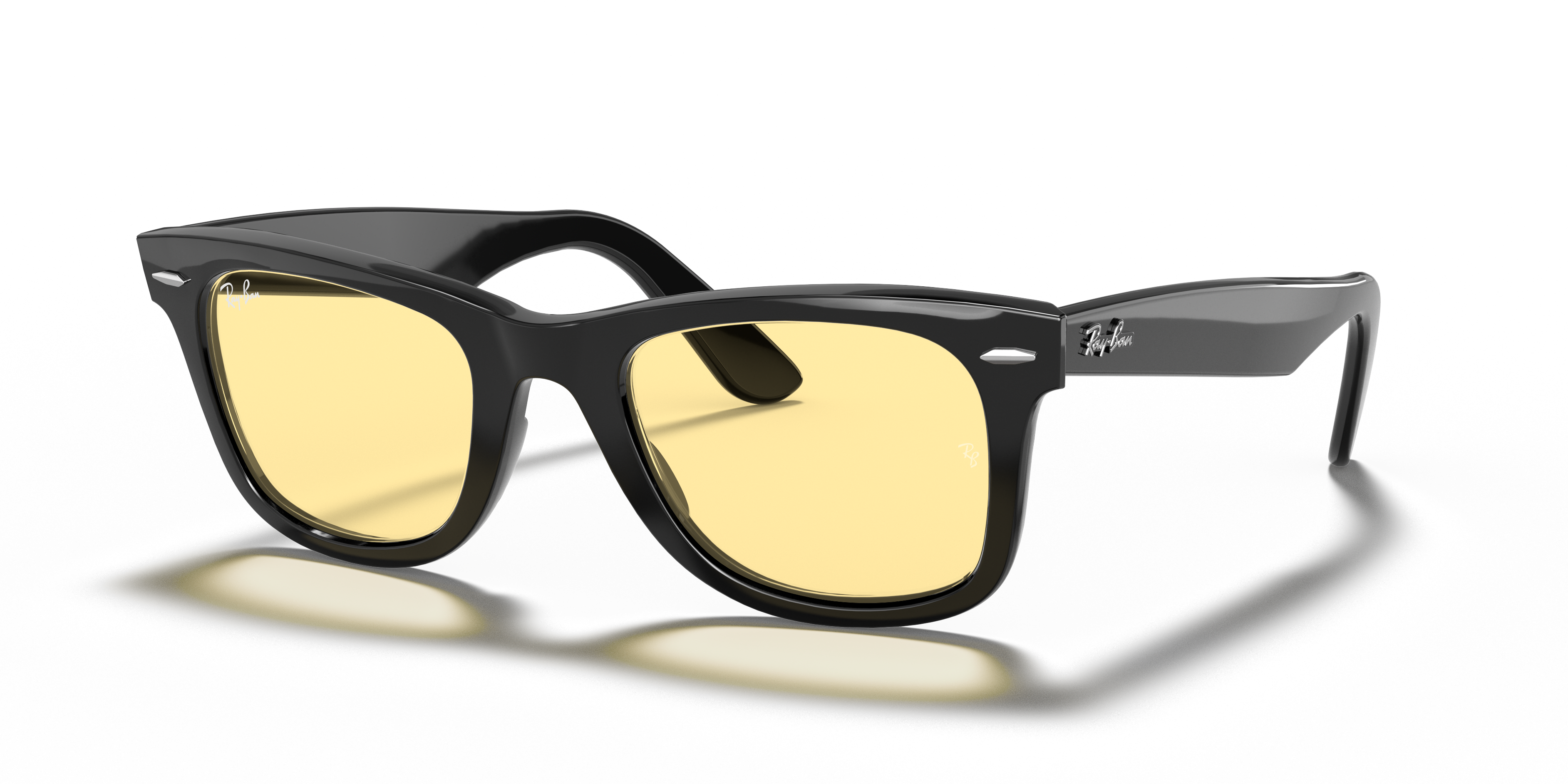 Ray-Ban Original Wayfarer Classic L (52 - 22) with Yellow lenses