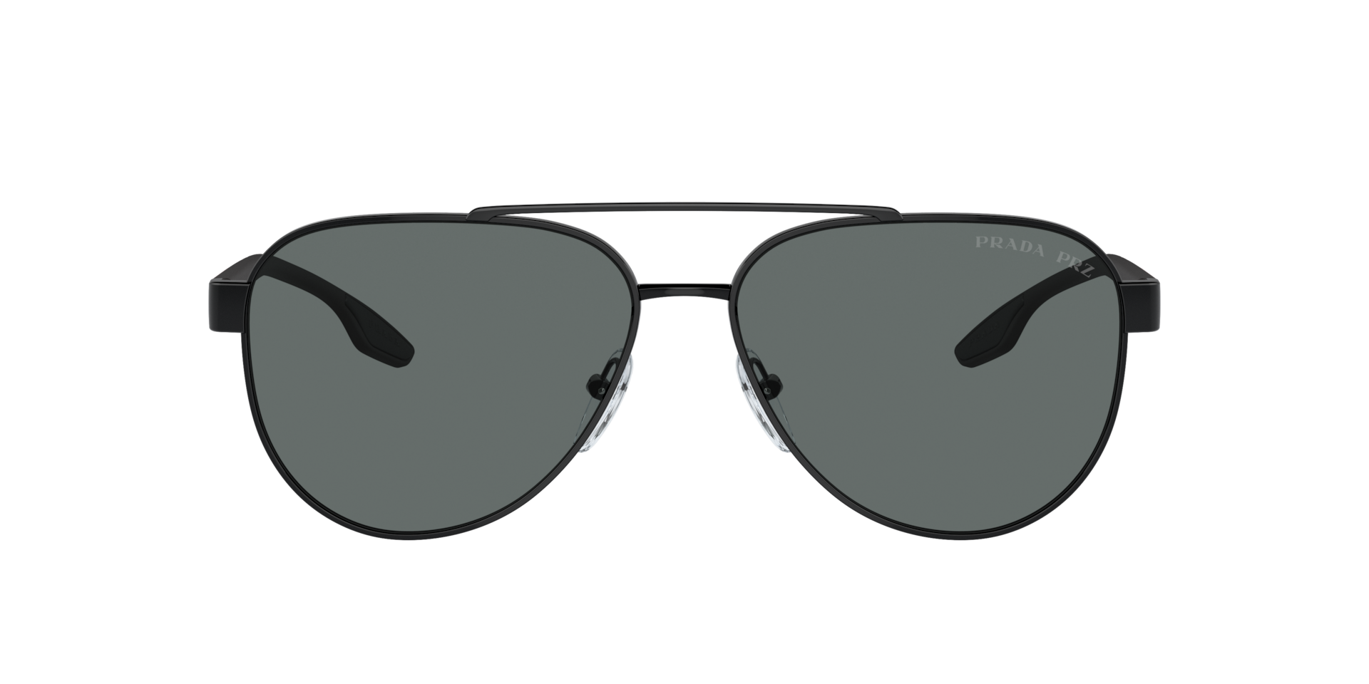 Prada Linea Rossa Lifestyle L (58 - 14) com Lentes Cinza e Armação