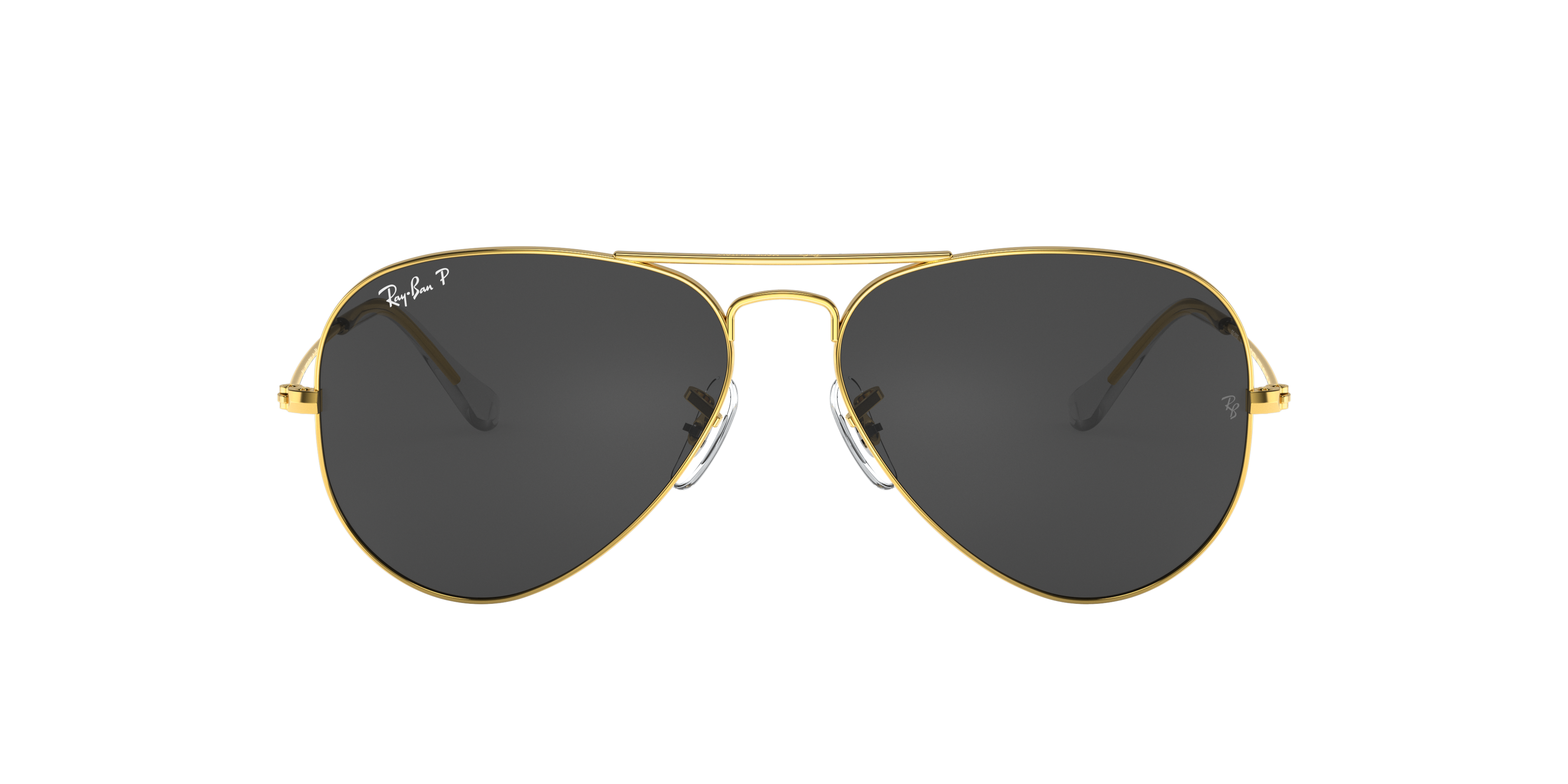 Ray-Ban Aviator Classic M (55 - 14) with Black lenses and Gold